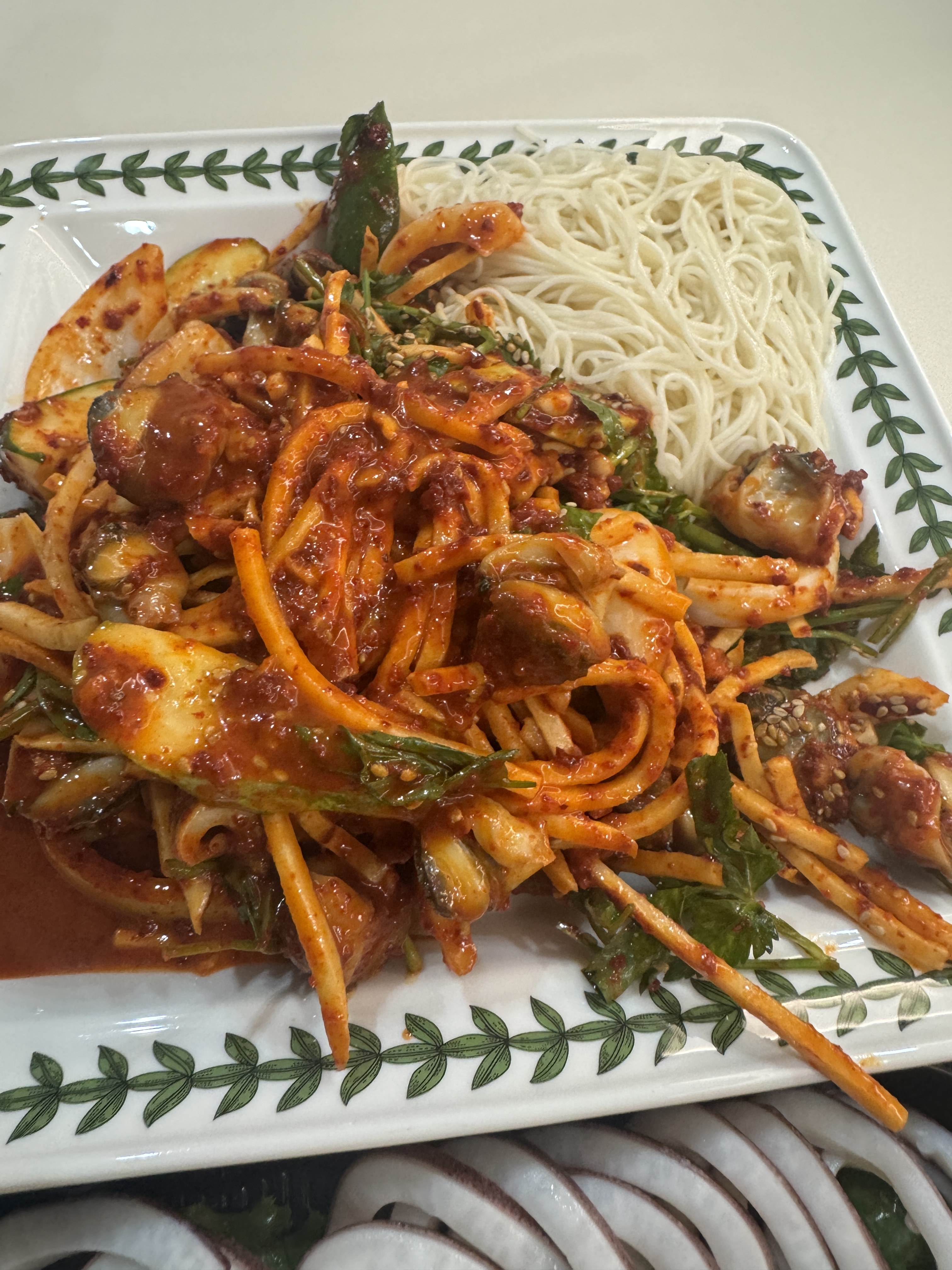 소라무침