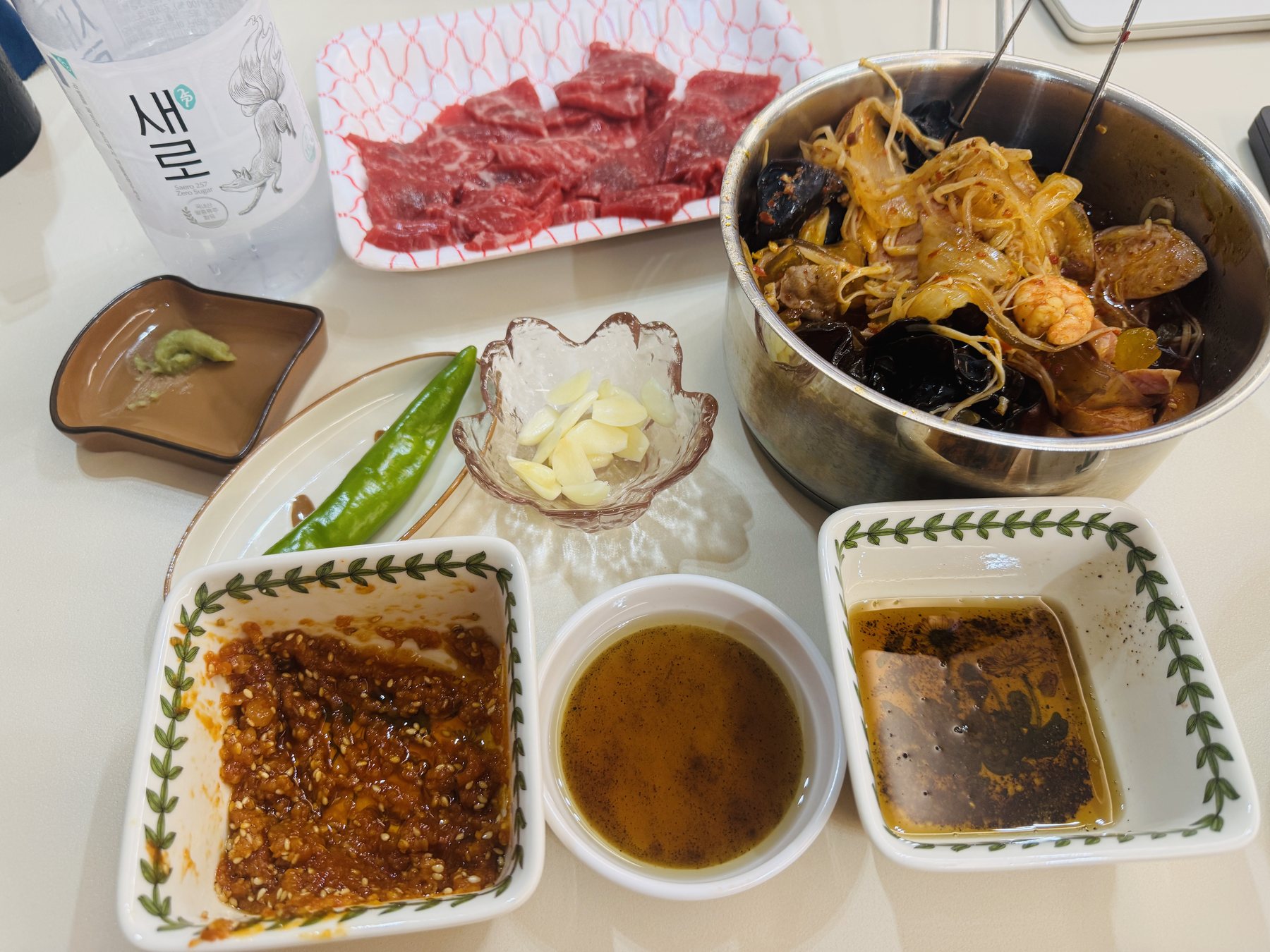 육사시미와 셀프 마라탕